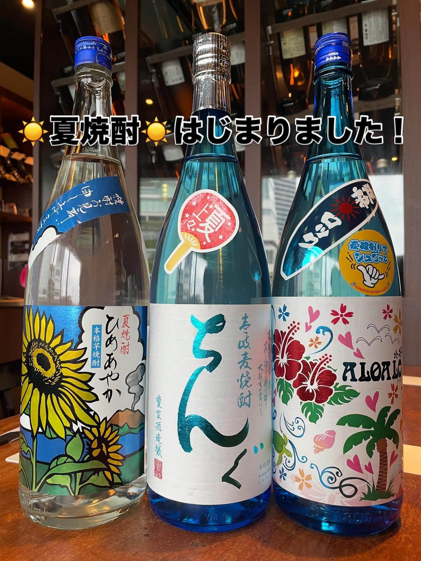 ☀️夏焼酎☀️はじまりました!《居酒屋/九州料理/歓迎会/送別会/個室/もつ鍋/餃子/馬刺/芋蔵/桜木町/馬車道/焼酎/…